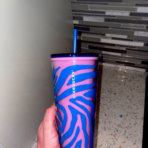 Venti Starbucks Tumbler AcrylicZebra 2021 edition - Picture 1 of 3
